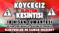 Köyceğiz Elektrik Kesintisi: 18 Nisan’da İlçe Karanlığa Gömülüyor!