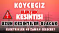 Köyceğiz'de 3 Günlük Elektrik Kesintisi: Tam Liste Açıklandı!