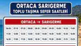 Ortaca - Sarıgerme Dolmuş Saatleri (Güncel)