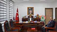 Müftü Hüseyin Sözen'den Kaymakam Mert Kumcu'ya ilk Ziyaret