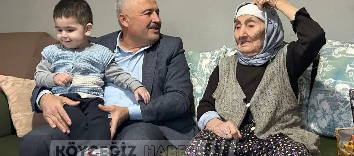 Başkan Mehmet Demir 100 Yaşındaki Adile Kunduz’u Ziyaret Etti