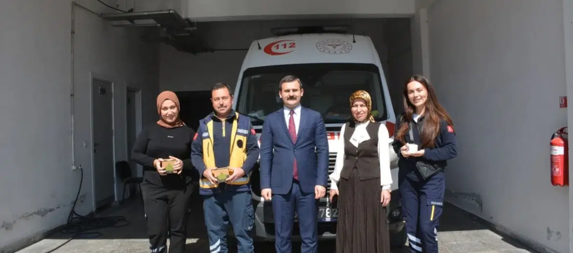 Köyceğiz Kaymakamı Mert Kumcu sağlık çalışanlarını ziyaret etti