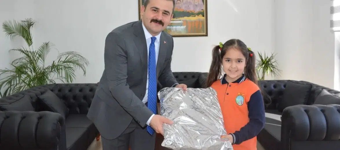 Köyceğiz’in Gururu Nisa Yıldız Kaymakam Kumcu’yu Ziyaret Etti