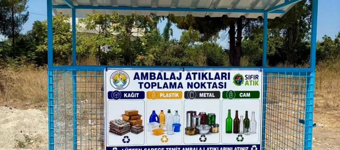 Köyceğiz'de Yenilenen Geri Dönüşüm Kafesleri Hizmette