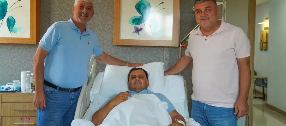 Ali Erdoğan’dan Sezer Durmuş’a Geçmiş Olsun Ziyareti!