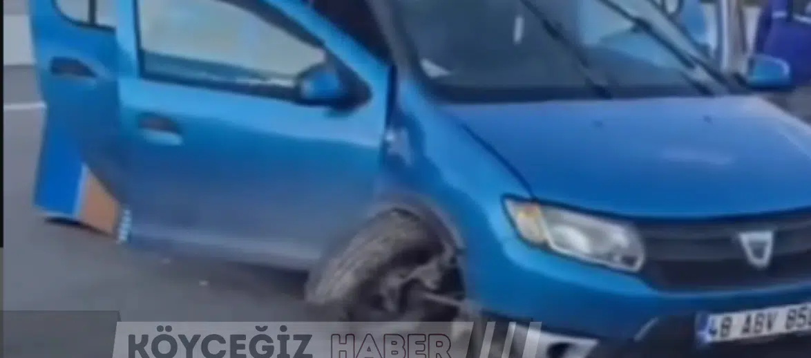 Seydikemer Çaykenarı'nda Korkutan Kaza: Karşı Şeride Geçti!