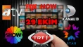 29 Ekim Çarşamba TV Yayın Akışı, ATV, Show TV, NOW TV, Kanal D ve TRT 1 2025: Bugün Hangi Diziler, Filmler Var?