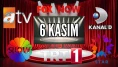6 Kasım Perşembe TV Yayın Akışı, ATV, Show TV, NOW TV, Kanal D ve TRT 1 2025: Bugün Hangi Diziler, Filmler Var?