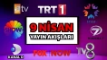 TV YAYIN AKIŞI 9 NİSAN ÇARŞAMBA 2025, Bugün hangi diziler, programlar DİZİ var? TRT 1, Kanal D, Show TV, Atv, Star TV, NOW TV, TV8, Kanal 7, yayın akışı