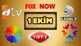 TRT 1, Kanal D, Show TV, NOW TV, ATV Yayın Akışı 1 Ekim 2025 Çarşamba :Bugün Hangi Programlar Var? Diziler, Filmler, Yarışmalar