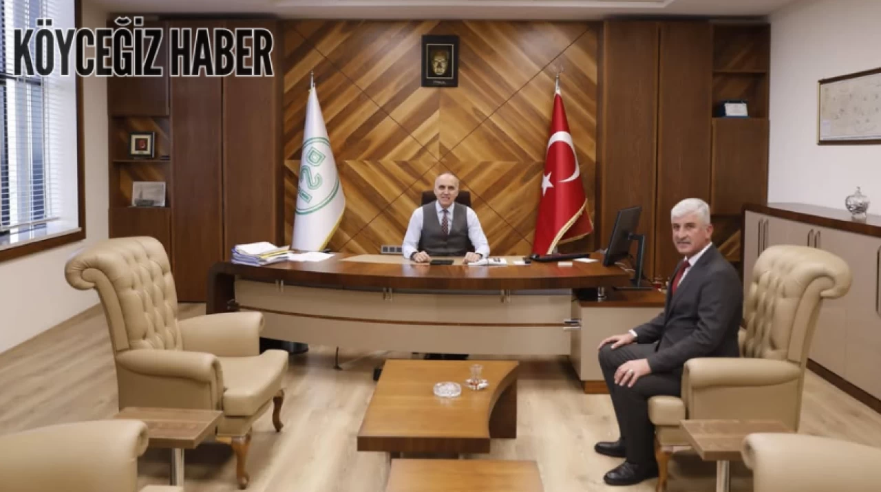 Köyceğiz Belediye Başkanı Ali Erdoğan’dan DSİ 21. Aydın Bölge Müdürü Birol Çınar’a Ziyaret