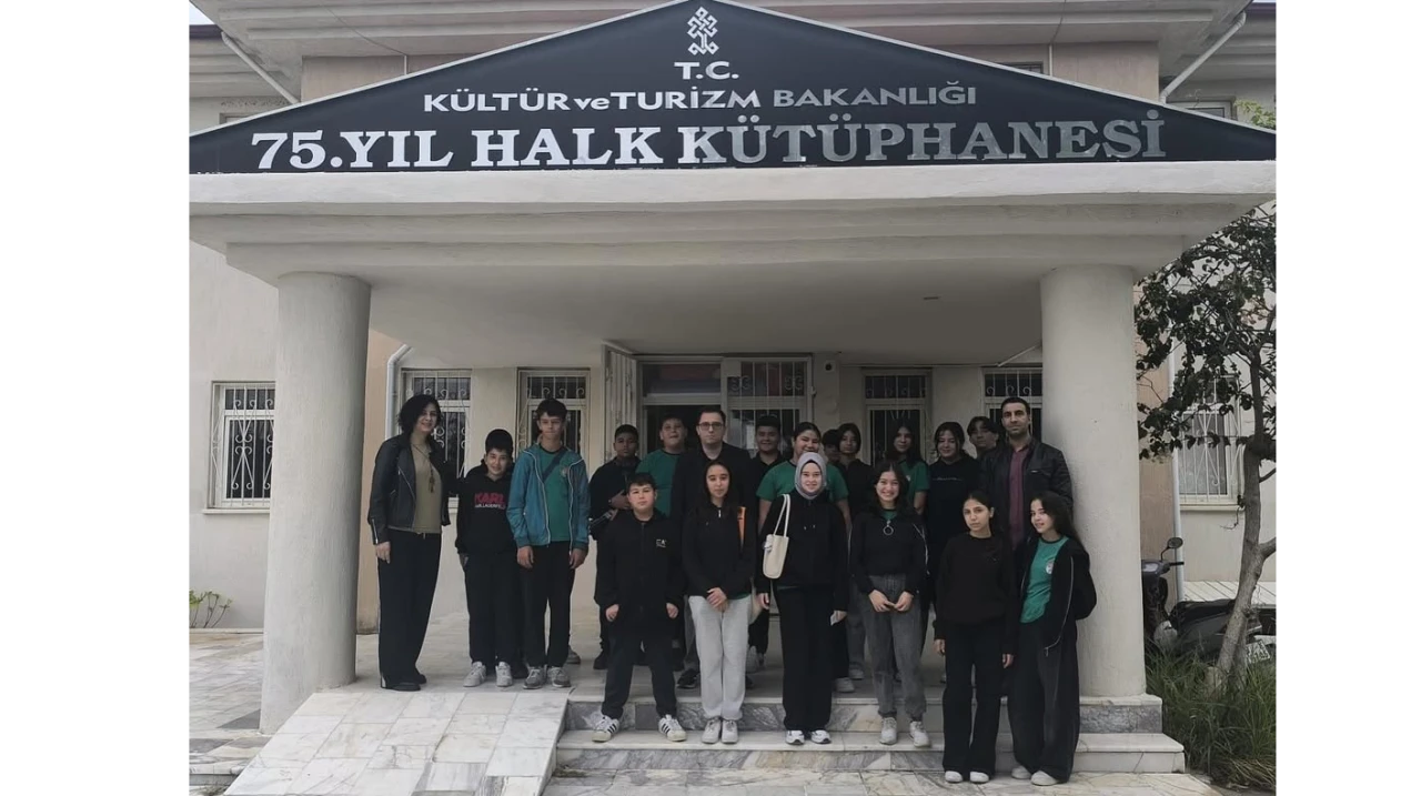 Doğusbelen İlk-Ortaokulu Öğrencileri Köyceğiz Halk Kütüphanesi’ni Ziyaret Etti