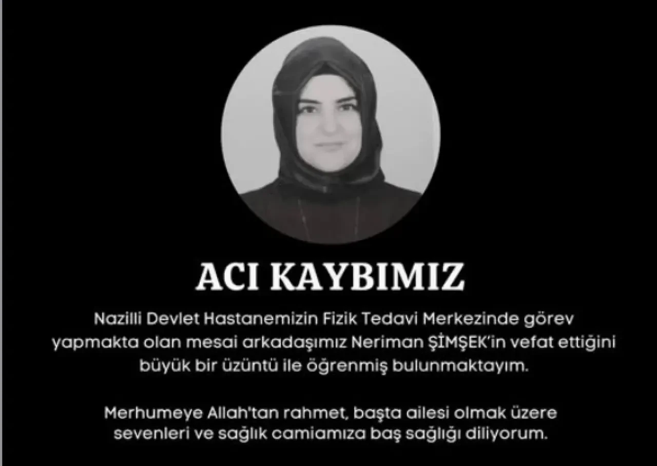 Nazilli’de Çamaşır Asarken 5. Kattan Düşen Neriman Şimşek Hayatını Kaybetti