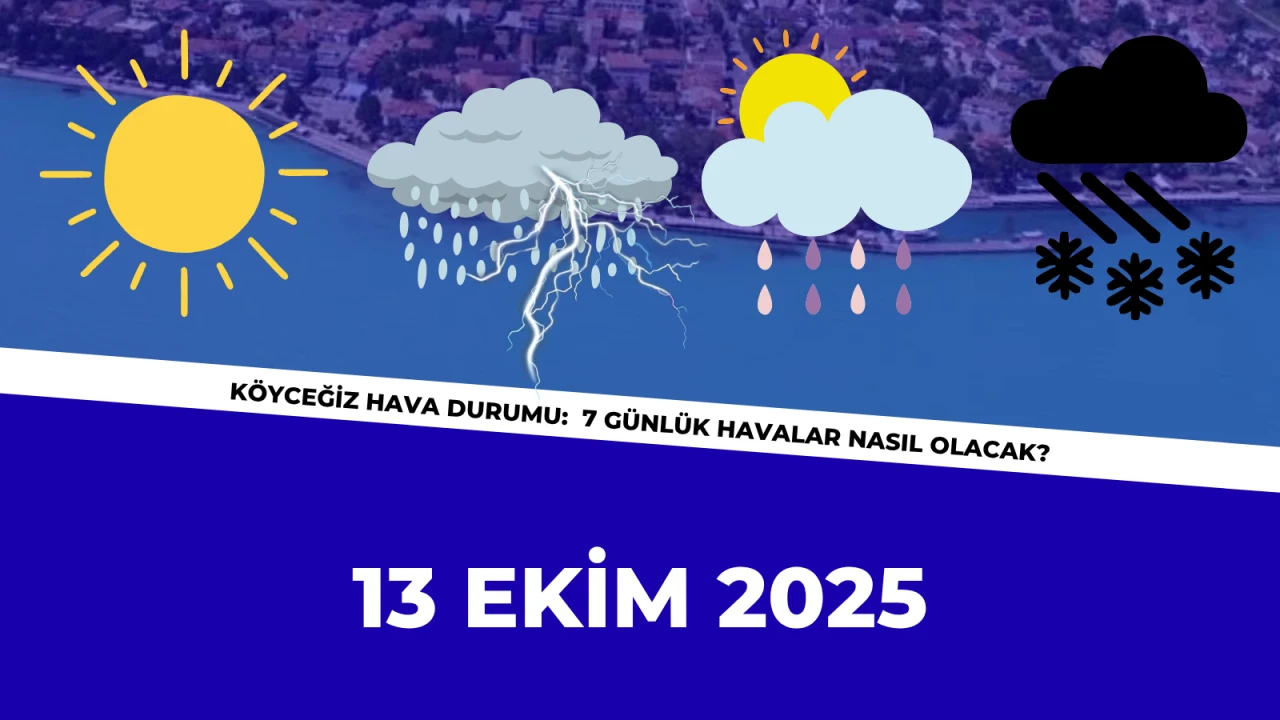Köyceğiz Hava Durumu: 13 Ekim Haftası Nasıl Geçecek? 5 Günlük Tahmin