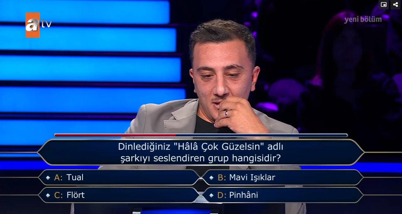 Dinlediğiniz 'Hâlâ Çok Güzelsin' adlı şarkıyı seslendiren grup hangisidir?