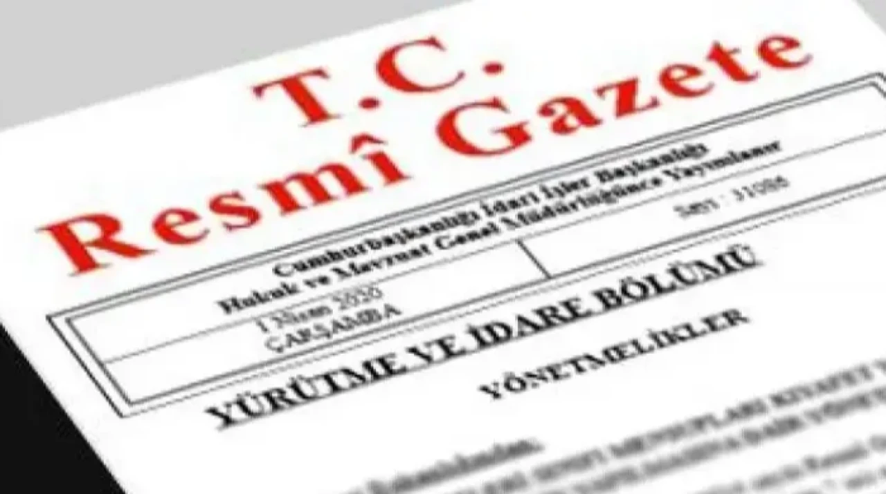 28 Ekim 2025 Salı Resmî Gazete Yayımlandı