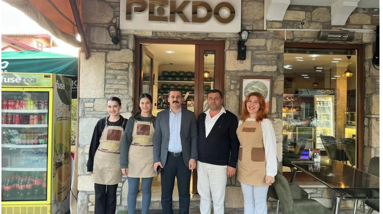 Kaymakam Mert Kumcu’dan Pekdo Pastanesi’ne İadeiziyaret