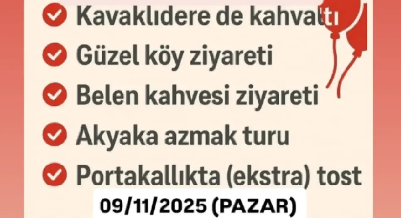 CHP Köyceğiz Kadın Kolları’ndan 9 Kasım Kültürel Gezi: Kavaklıdere’den Akyaka’ya Rota Belli Oldu
