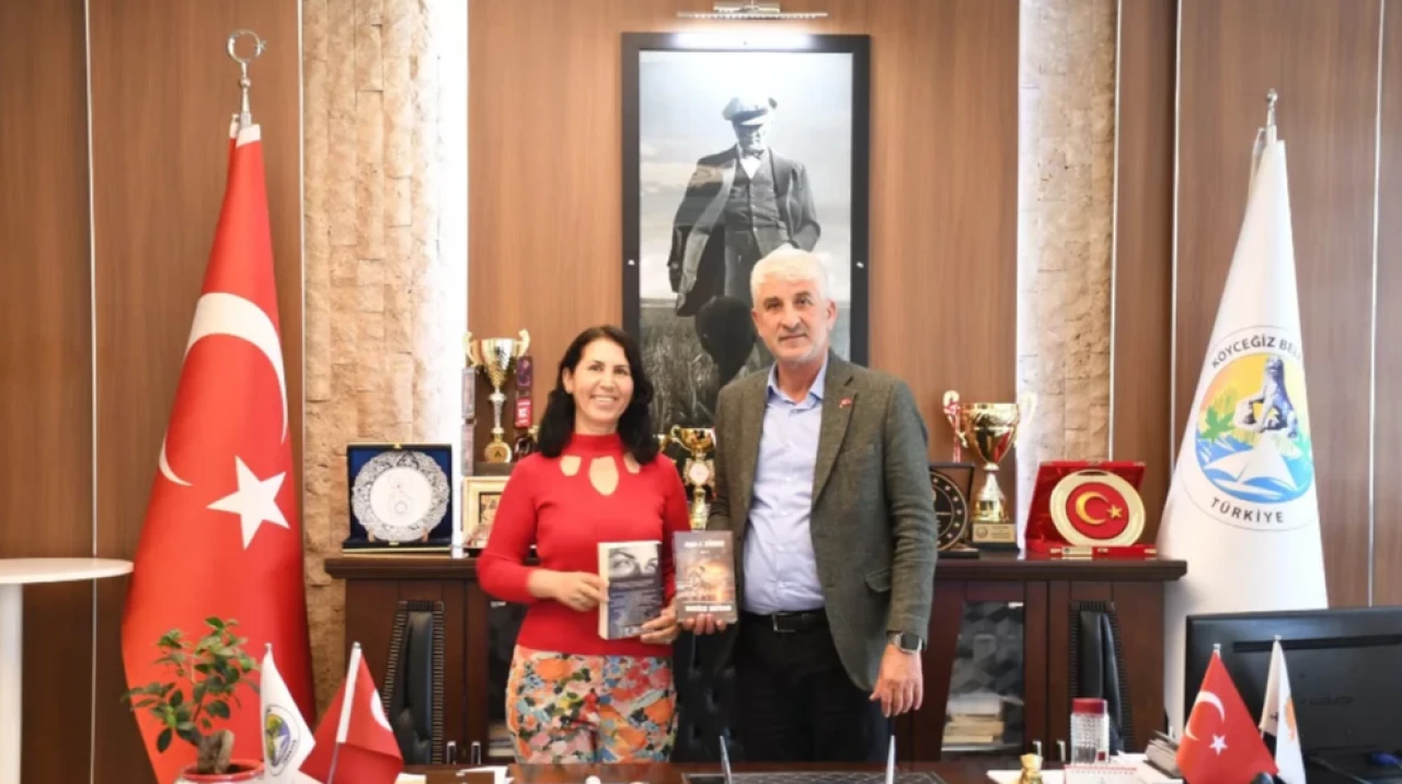 Yazar Hatice Noyan’dan Belediye Başkanı Ali Erdoğan’a Ziyaret