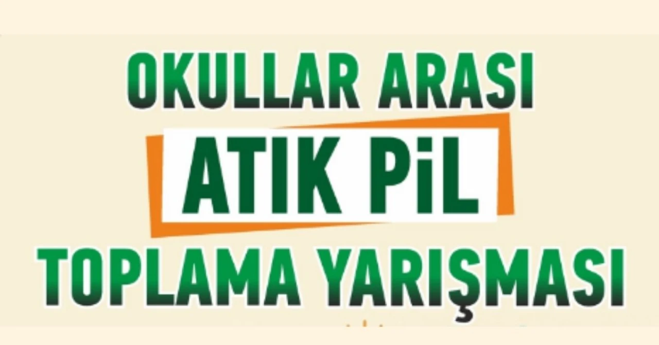 Fethiye'de Okullar Arası Atık Pil Toplama Yarışması Başlıyor