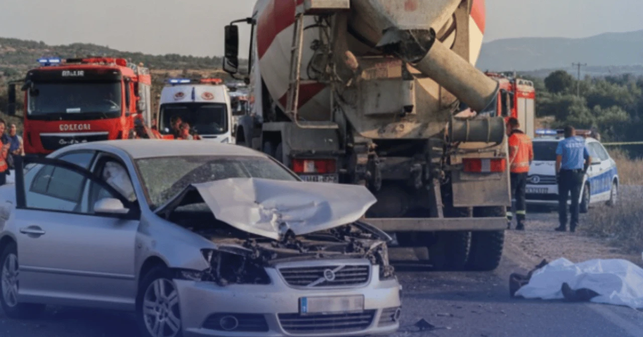 Bodrum’da Feci Kaza: Beton Mikseriyle Çarpışan Otomobil Sürücüsü Hayatını Kaybetti