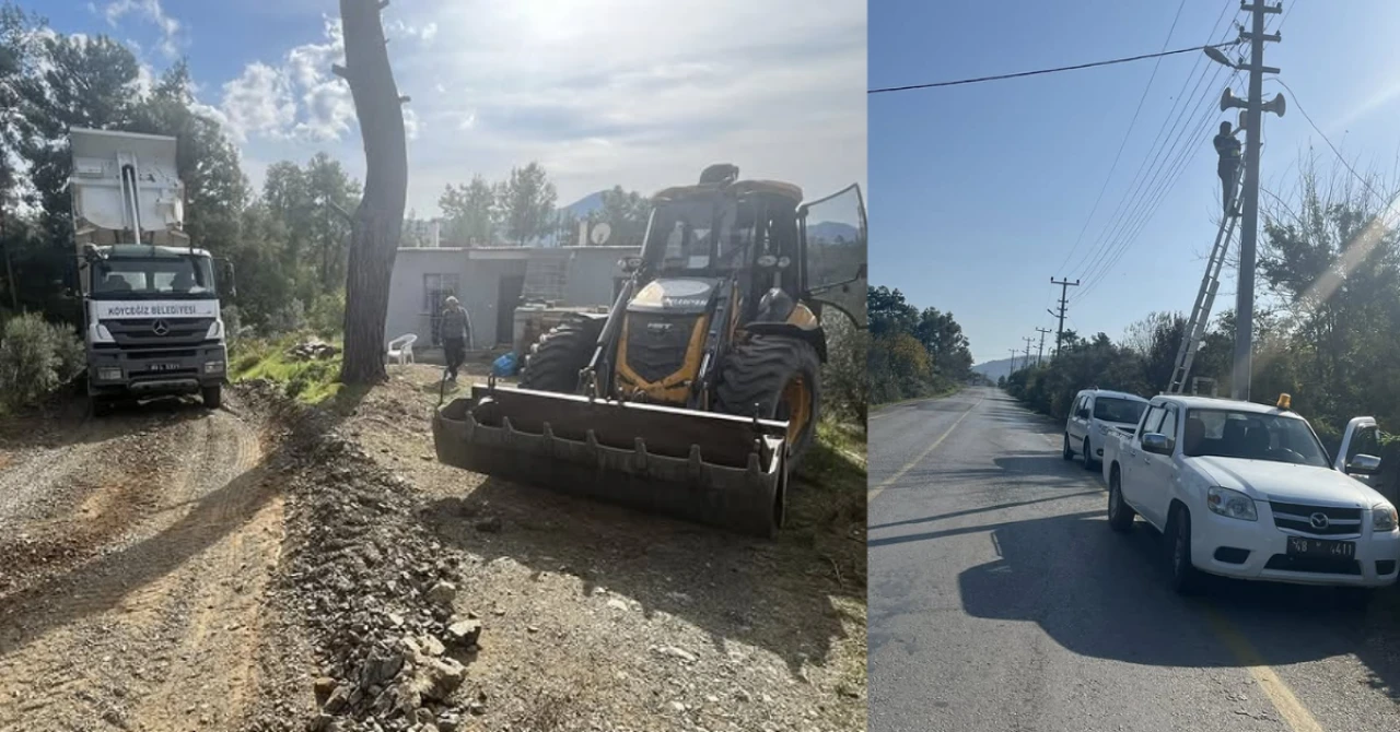 Köyceğiz Pınar Mahallesi’nde Gece Gündüz Hizmet Seferberliği
