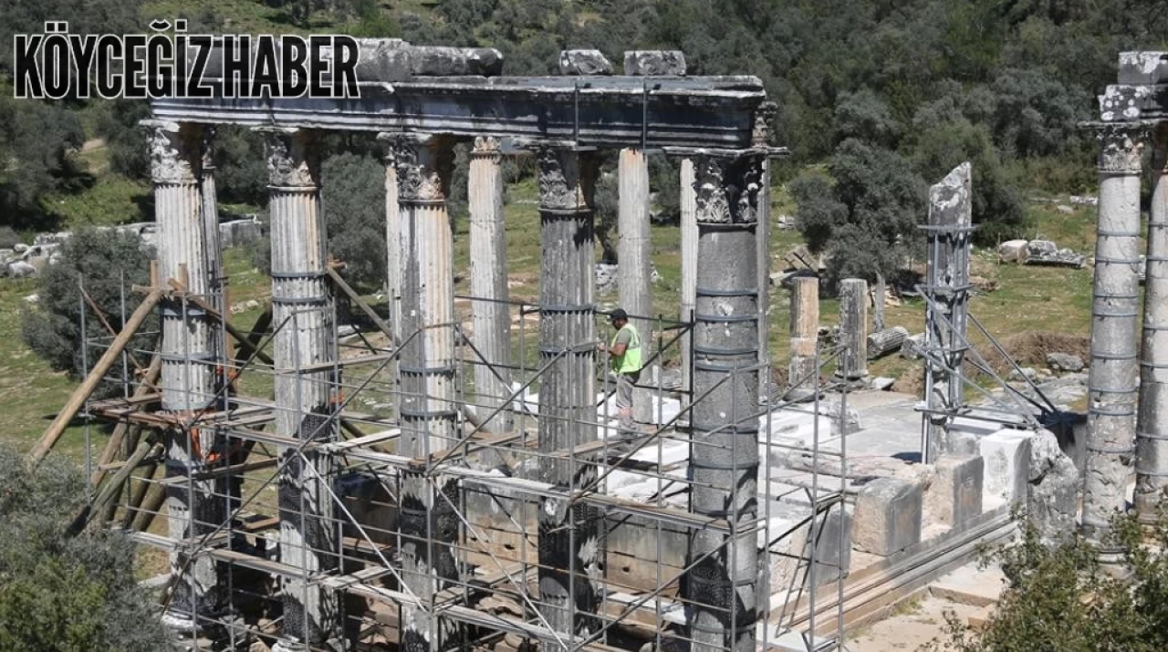 Muğla'daki Zeus Lepsynos Tapınağı'nda Depreme Dayanıklı Restorasyon: 1860 Yıllık Miras Yeniden Yükseliyor