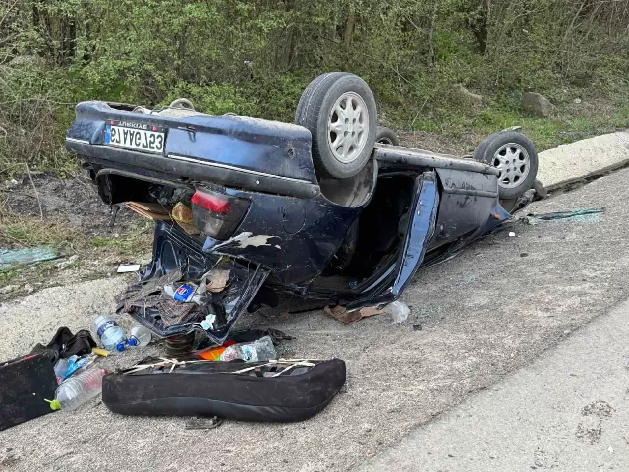 Bayram Ziyareti Dönüşü Feci Kaza: 11 Kişi Yaralandı