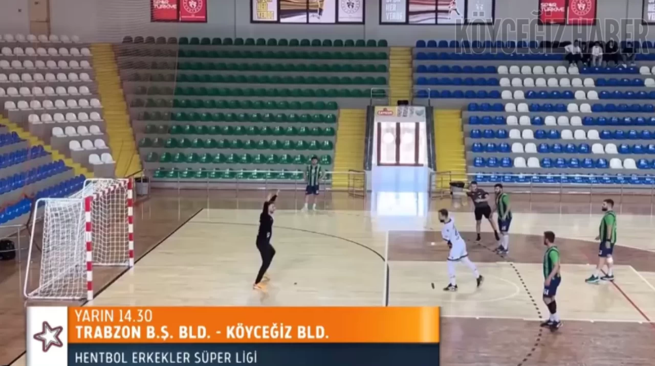 Köyceğizli Hentbol Severlere Müjde: Trabzon BB – Köyceğiz Bld. Maçı TRT Spor Yıldız’da Canlı Yayınlanacak