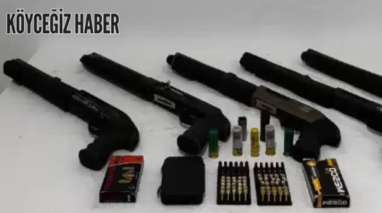 Köyceğiz’de Jandarma 5 Pompalı Tüfek Ele Geçirdi!