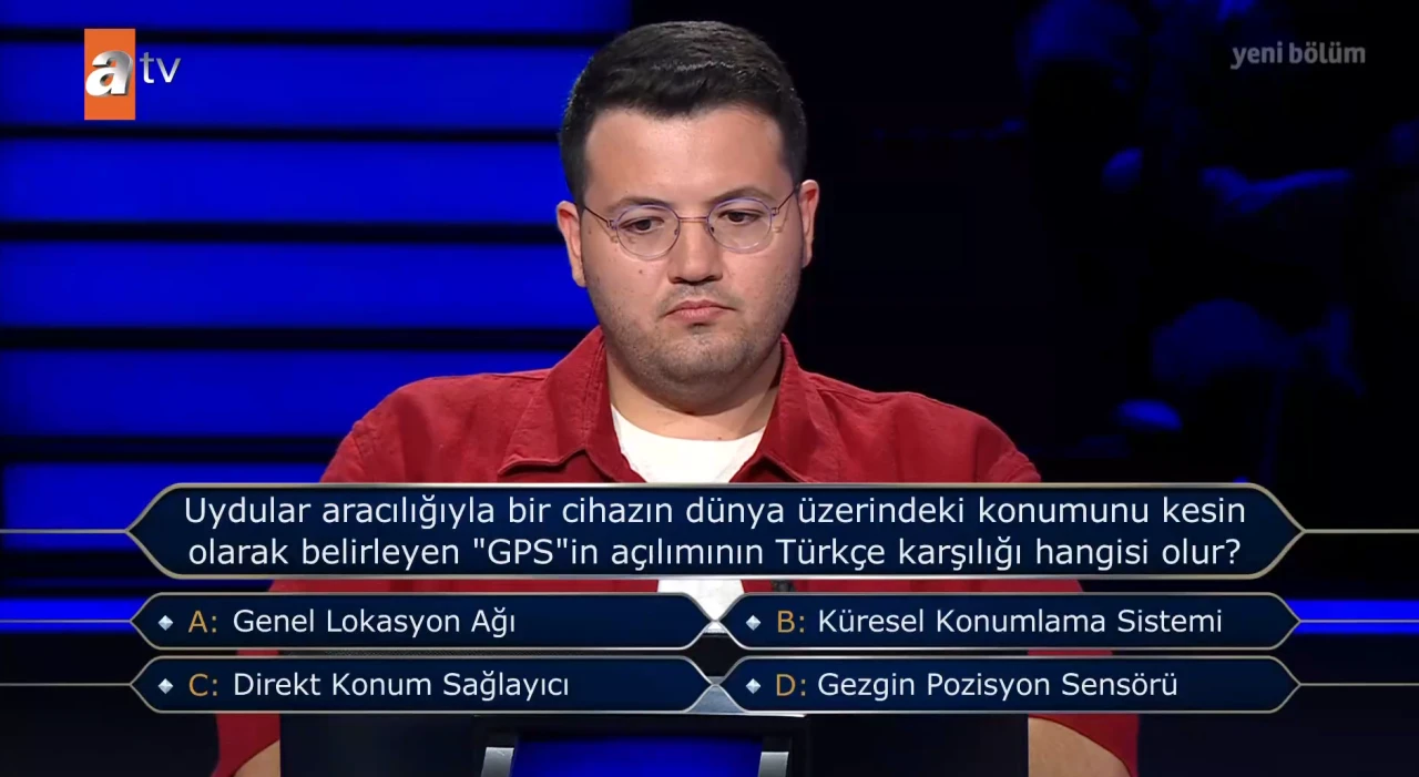 Uydular aracılığıyla bir cihazın dünya üzerindeki konumunu kesin olarak belirleyen 'GPS'in açılımının Türkçe karşılığı hangisi olur?