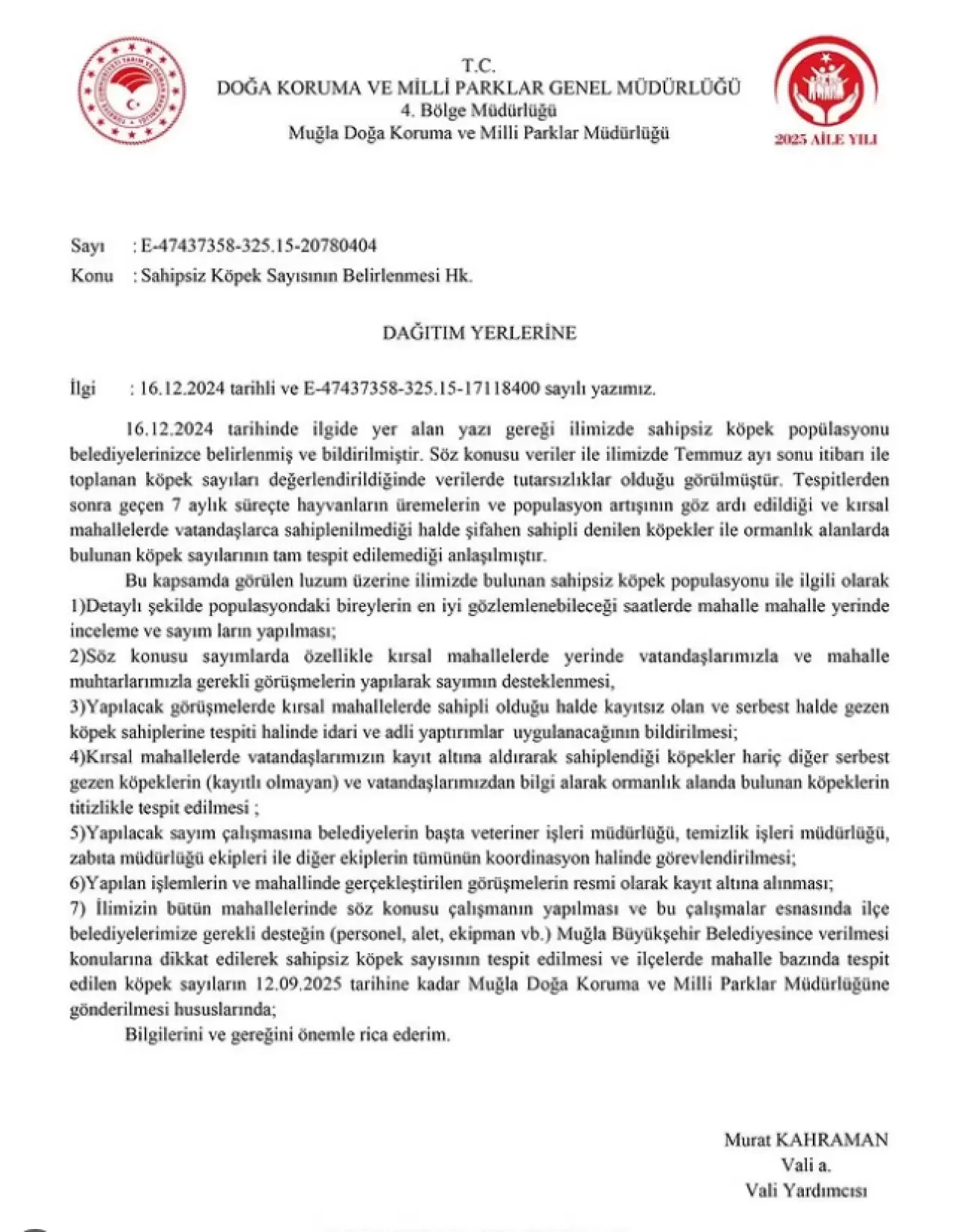 Köyceğiz'de Sahipsiz Köpeklere Yeni Yerleşim Alanları Belirlendi
