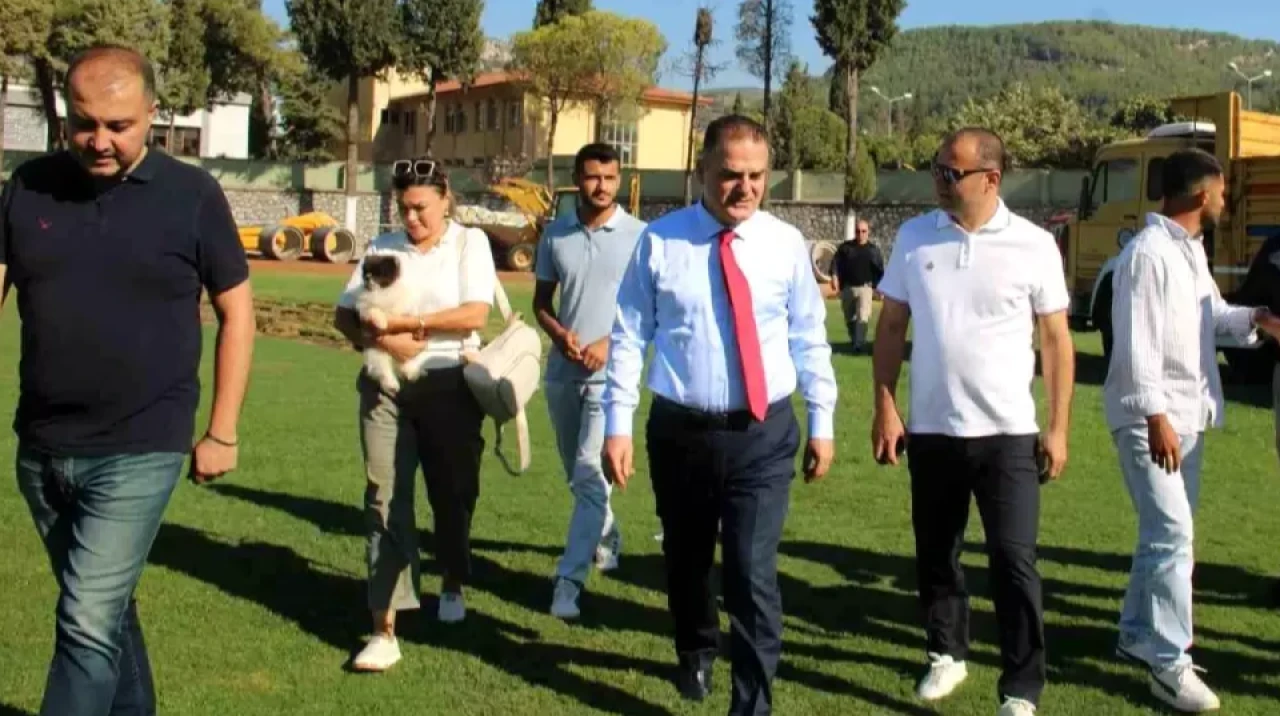 Muğla Atatürk Stadyumu’nda Sona Yaklaşılıyor: Vali Akbıyık İncelemelerde Bulundu