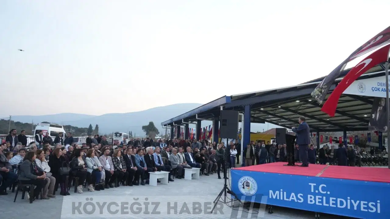 Milas’ta Yeni Sosyal Alan: Derince’ye Pazar Yeri Müjdesi