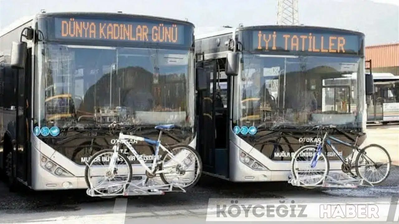 Muğla'da 8 Mart'ta Kadınlara Toplu Taşıma Ücretsiz Oldu