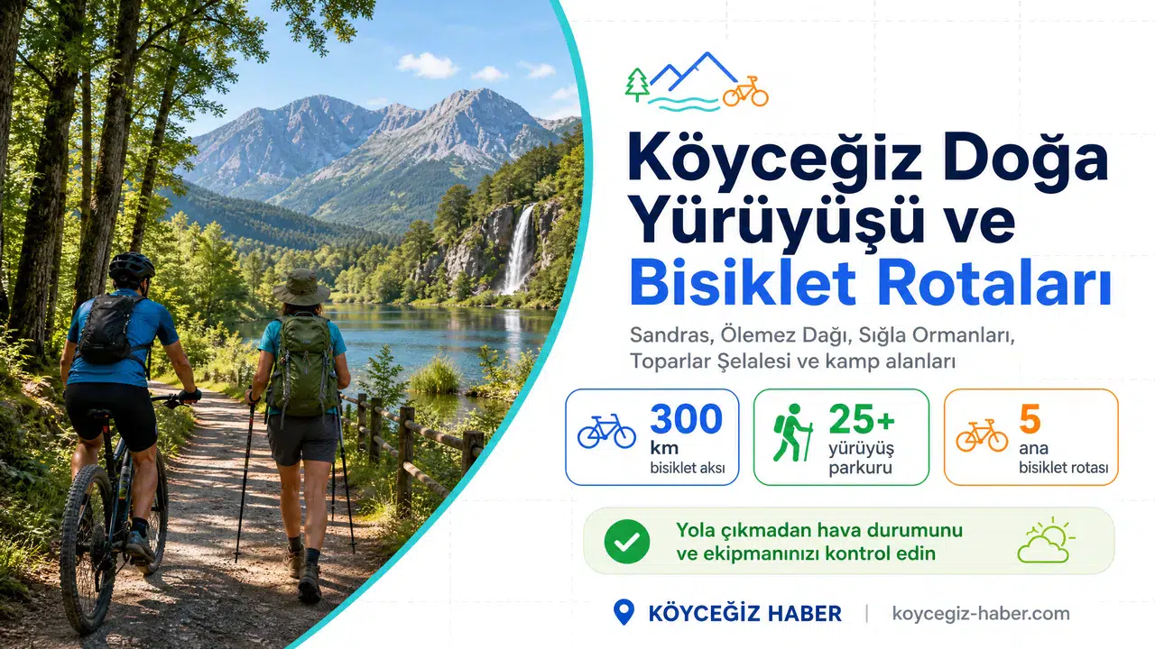 Köyceğiz Doğa Yürüyüşü Ve Bisiklet Rotaları