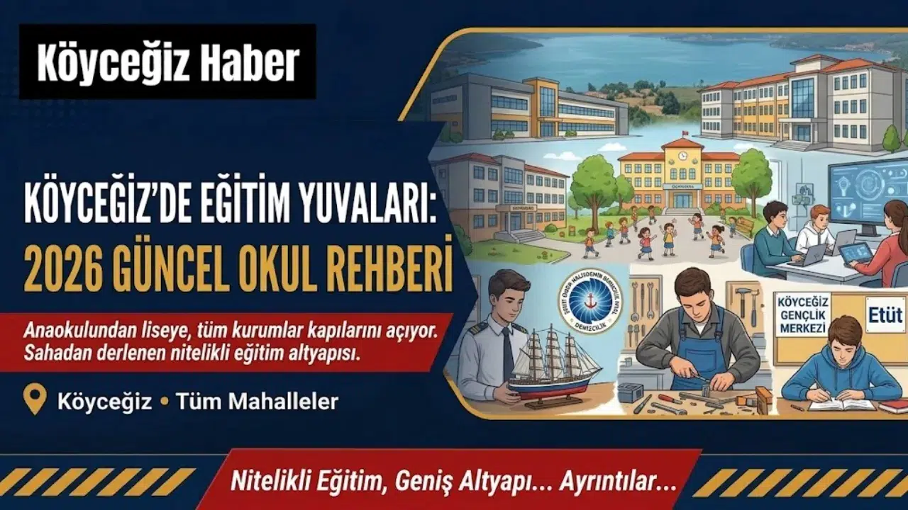 Köyceğiz Okul Listesi 2026: Anaokulu, İlkokul, Ortaokul ve Lise