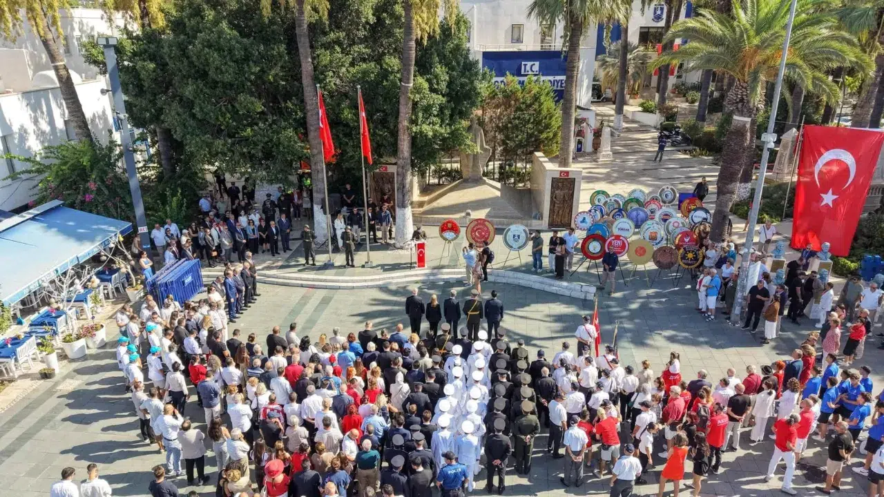 Bodrum'da 30 Ağustos Törenlerle Kutlandı