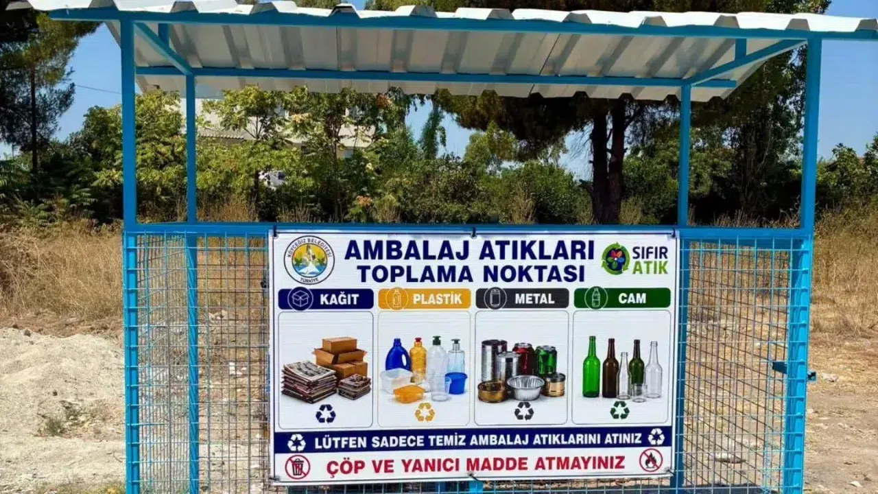 Köyceğiz'de Yenilenen Geri Dönüşüm Kafesleri Hizmette