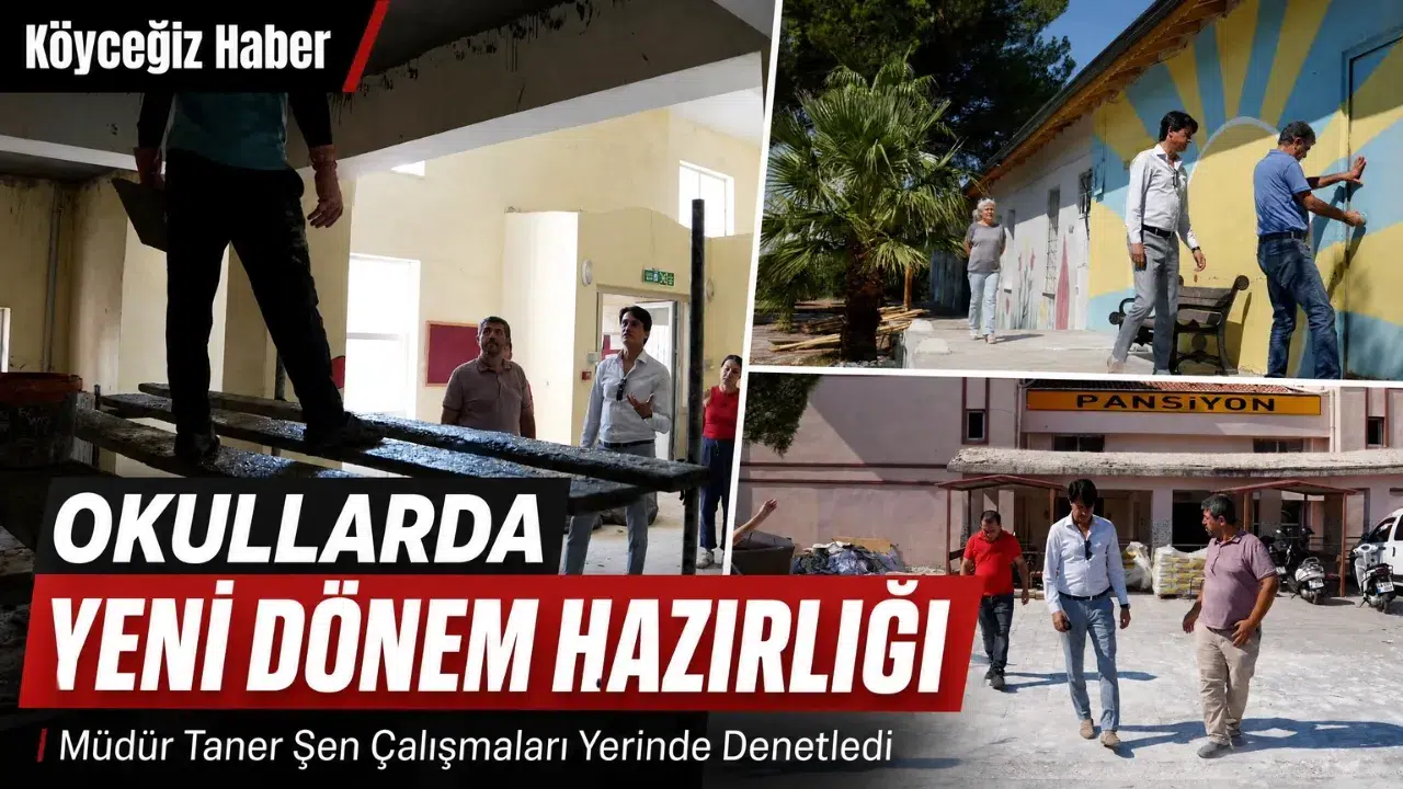 Milli Eğitim Müdürü Taner Şen Okulları İnceledi