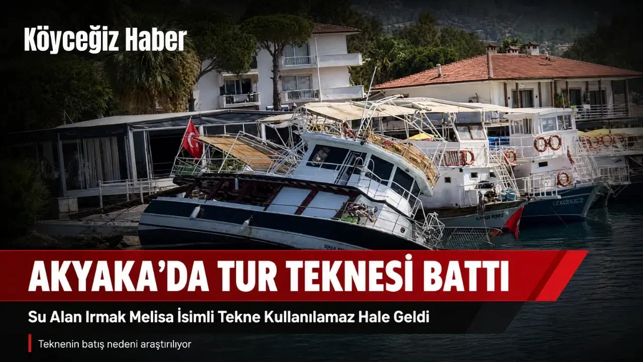 Akyaka'da Korku Dolu Anlar: Tur Teknesi Battı!
