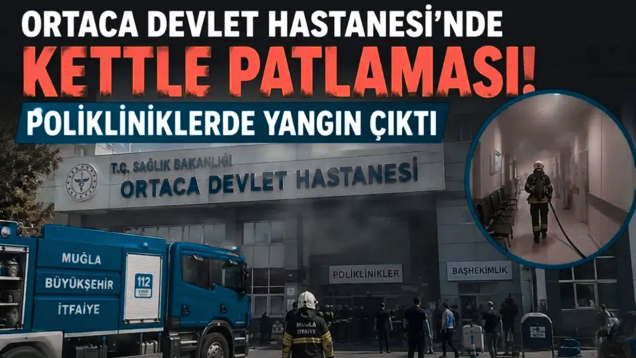 Ortaca Devlet Hastanesi'nde Kettle Yangını Paniği!