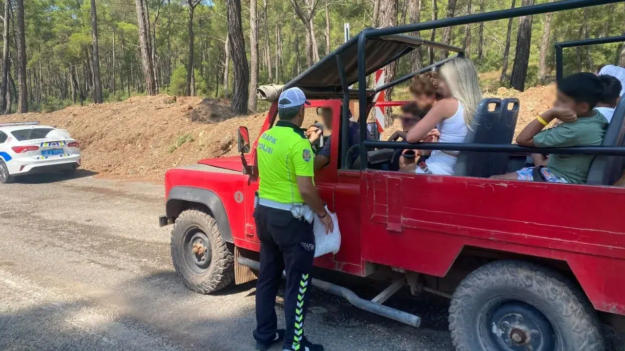 Marmaris'te Safari Denetimi: Alkollü Sürücü Yakalandı!