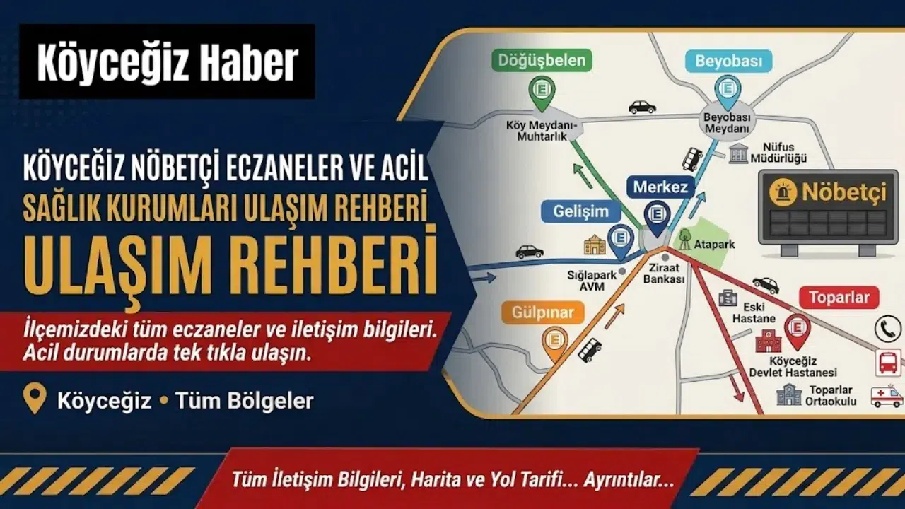 Köyceğiz Nöbetçi Eczaneler Listesi 2026: Adres ve Telefon Rehberi