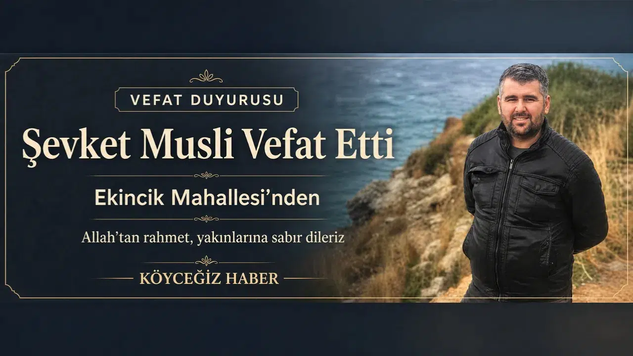 Köyceğiz Ekincik'te Derin Üzüntü: Şevket Musli Vefat Etti!