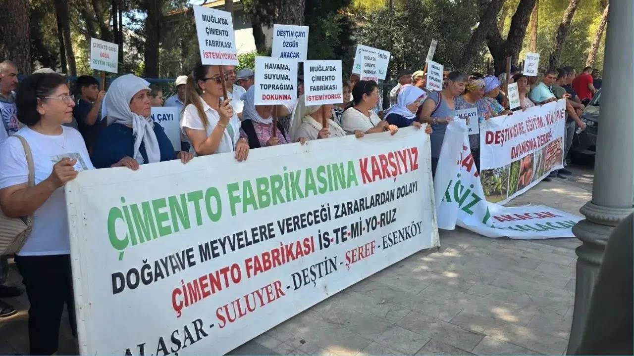 Muğla'da Çimento Fabrikasına Karşı Eylem: Adalet Nöbeti Başlıyor