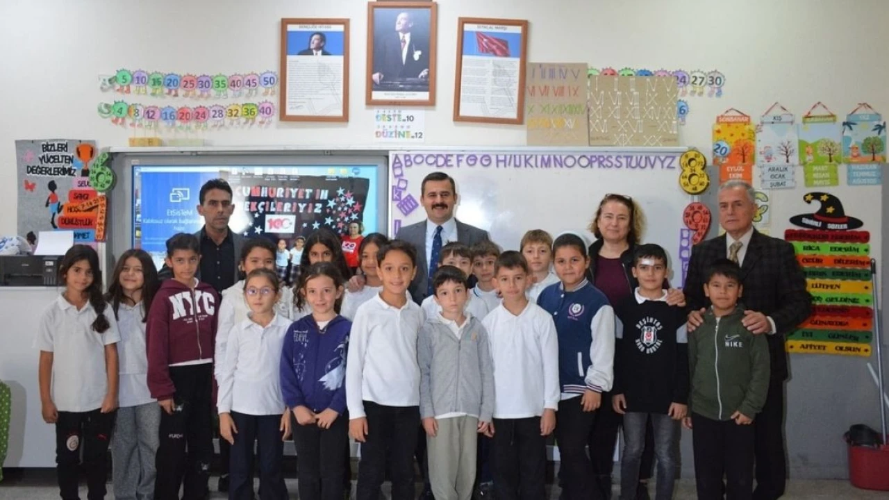 Kaymakam Mert Kumcu’dan Fehmi Başoğlu İlkokuluna Ziyaret