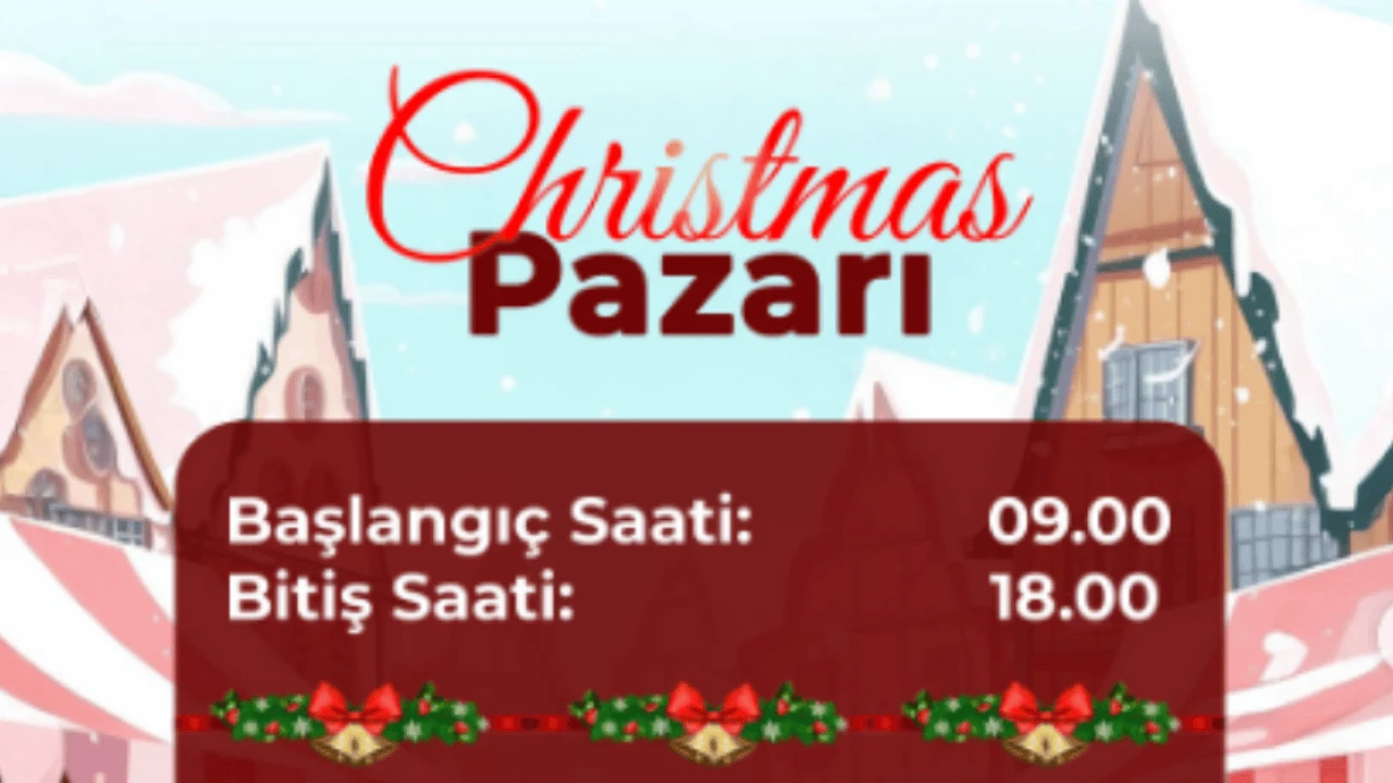 Ortaca Christmas Pazarı 29 Kasım’da Dalyan Cumhuriyet Meydanı’nda