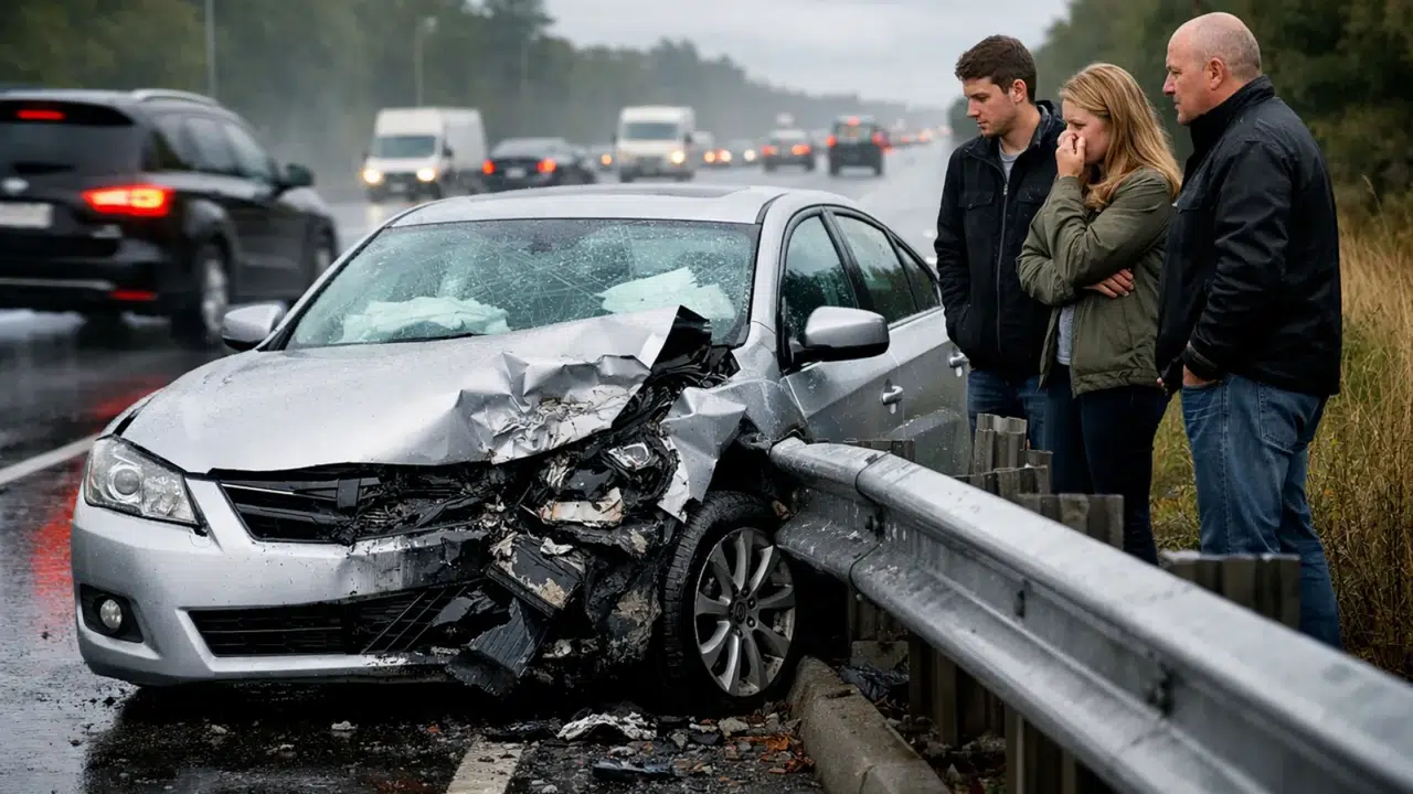 Ula Çıtlık’ta Korkutan Kaza: Yağışlı Yol Geçit Vermedi!