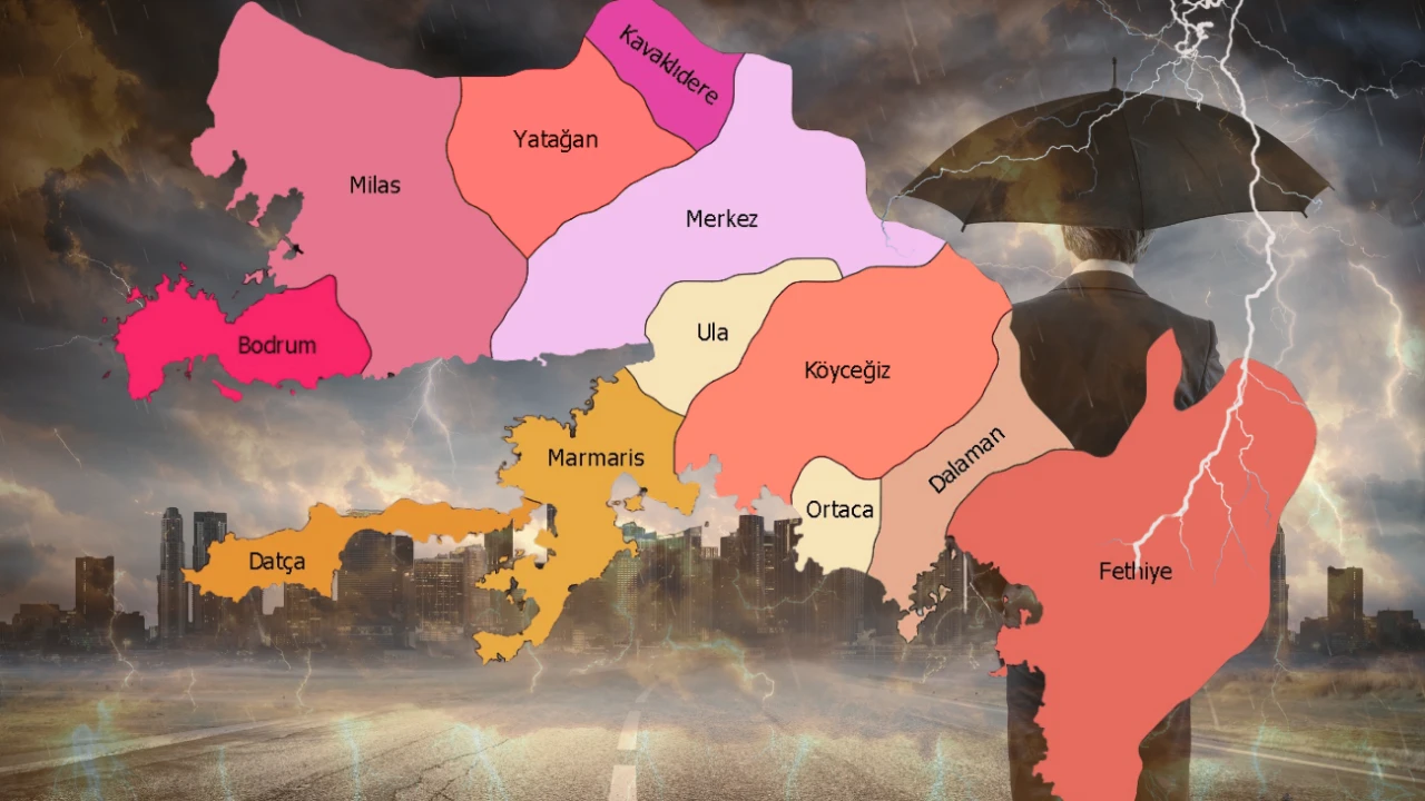 Köyceğiz ve Çevresine Turuncu Uyarı! Fırtına ve Şiddetli Yağış Geliyor